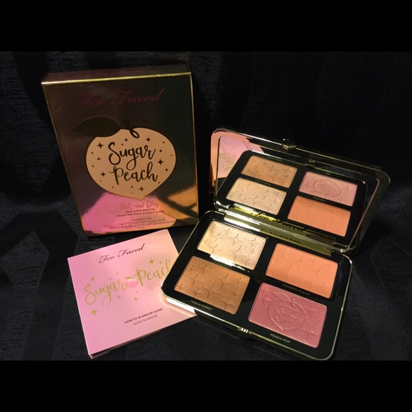 🍑Too Faced Sugar Peach Face & Eye Palette - NEW!! - Picture 3 of 8